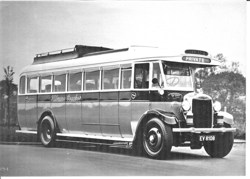1934 Gilford EV8108, Hillman's Coaches 168OT