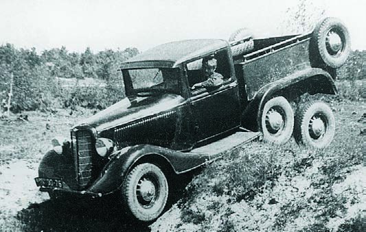 1937 GAZ-21 prototype pick-up, 6x6