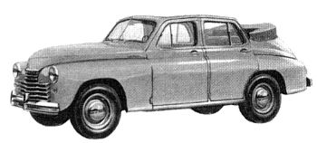 1948 gaz m20 kabrio