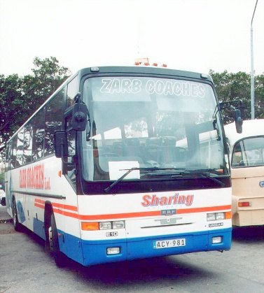 Bussen ERF E10 Trailblazer ACY 981. Chassis No.75903