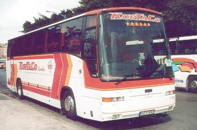 Bussen ERF E10 Trailblazer ACY-985. Chassis No. 81190