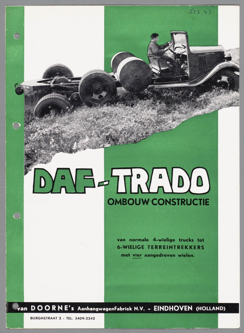 1934 DAF Trado ombouwconstructie a
