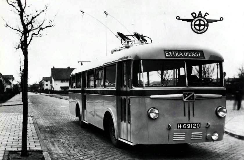 1948 DAF Trolleybus met Verheul opbouw