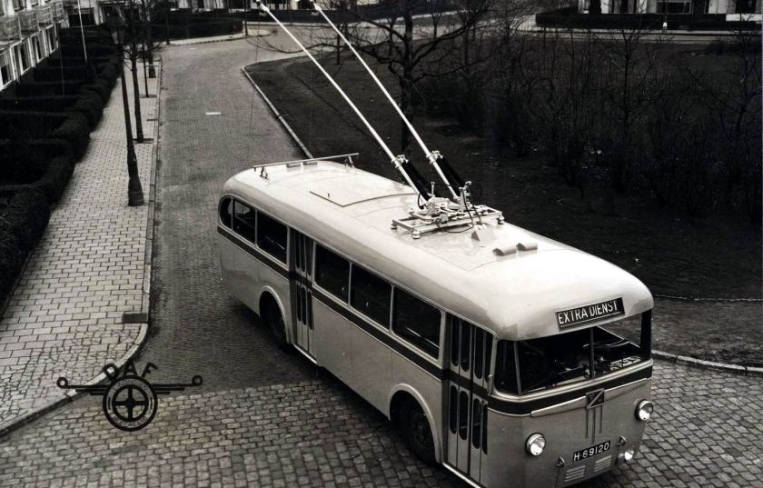 1949 DAF met Verheul opbouw Trolleybus  Arnhem