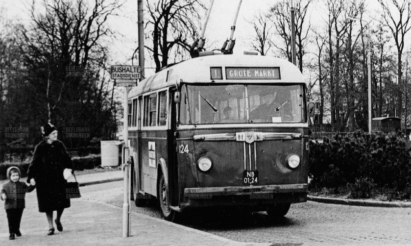 1949 Daf-Verheul Trolleybus (NB-01-24), Groningen