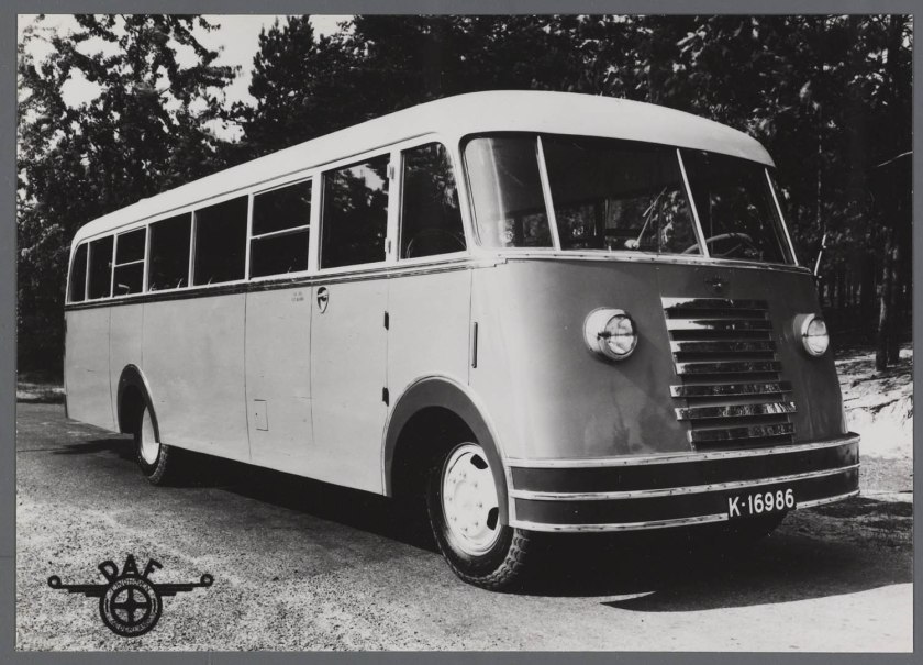 1950 DAF B1500 autobus uit Zeeland