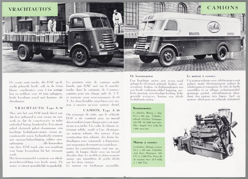 1950 DAF Bedrijfsauto's