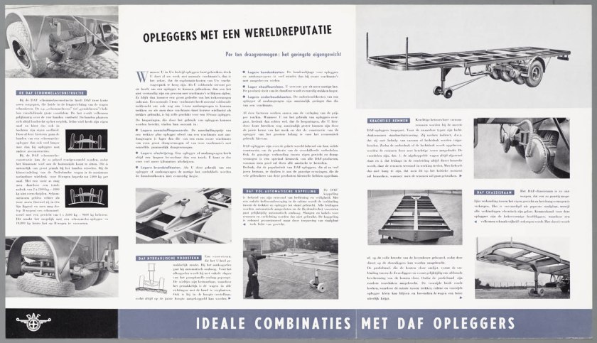 1950 DAF Schommelas-opleggers serie HD c