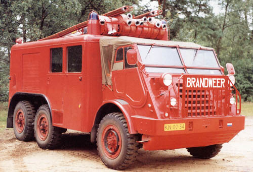 1952 Brandweer Trucks DAF YA328 fire 10403