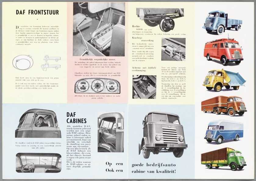 1952 DAF serie 40-50-60. voorbeelden
