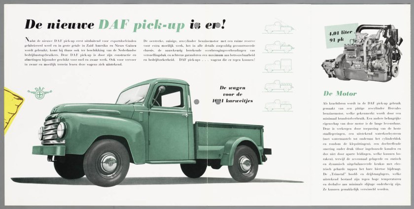 1953 DAF A 107 Pick Up b