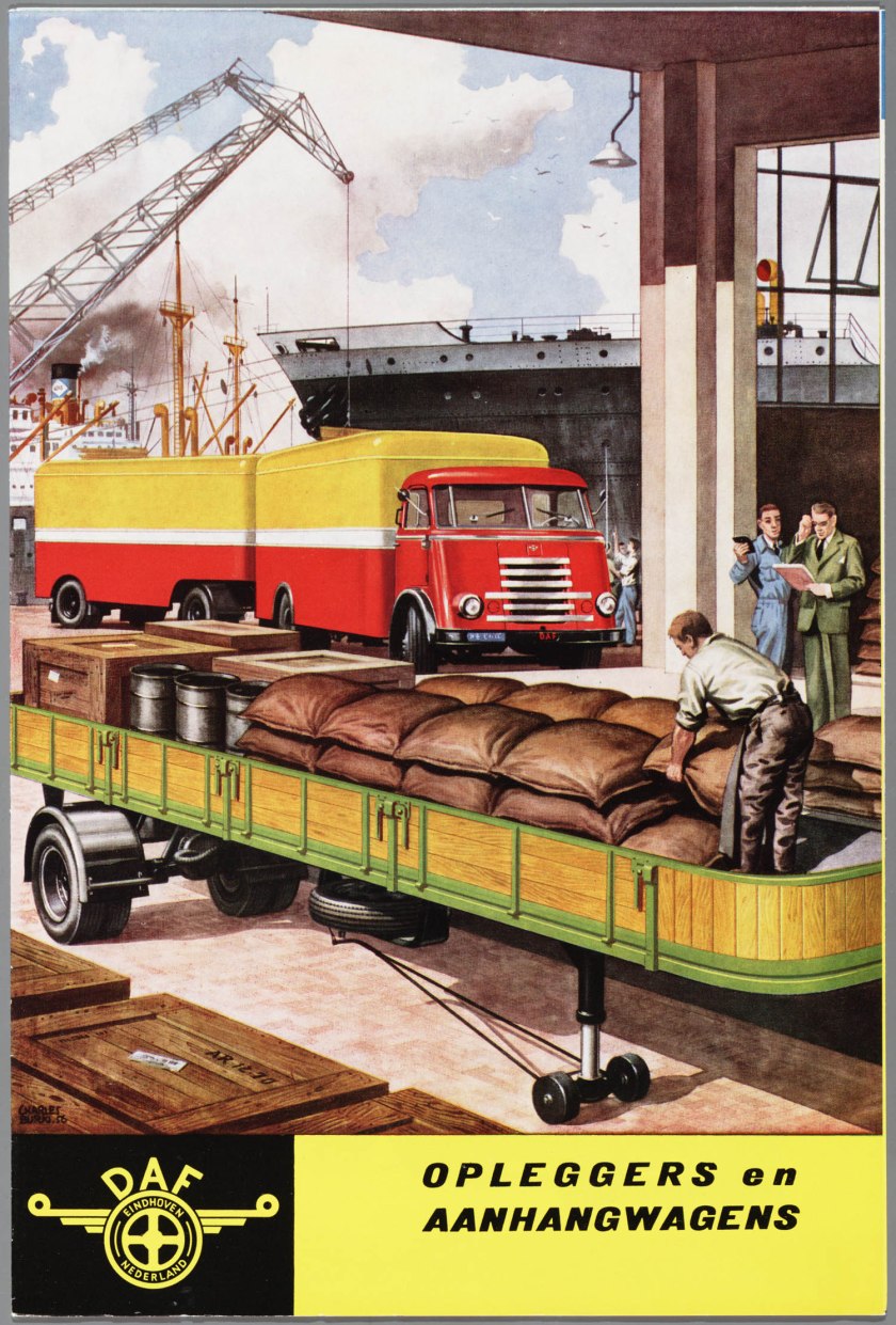 1955 DAF Opleggers en Aanhangwagens