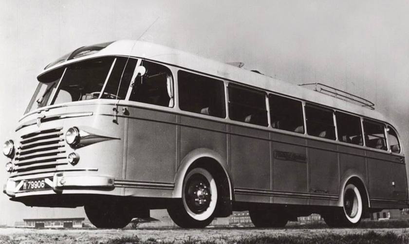 1955 DAF-Verheul bus van Jac. van Dijk. Eindhoven