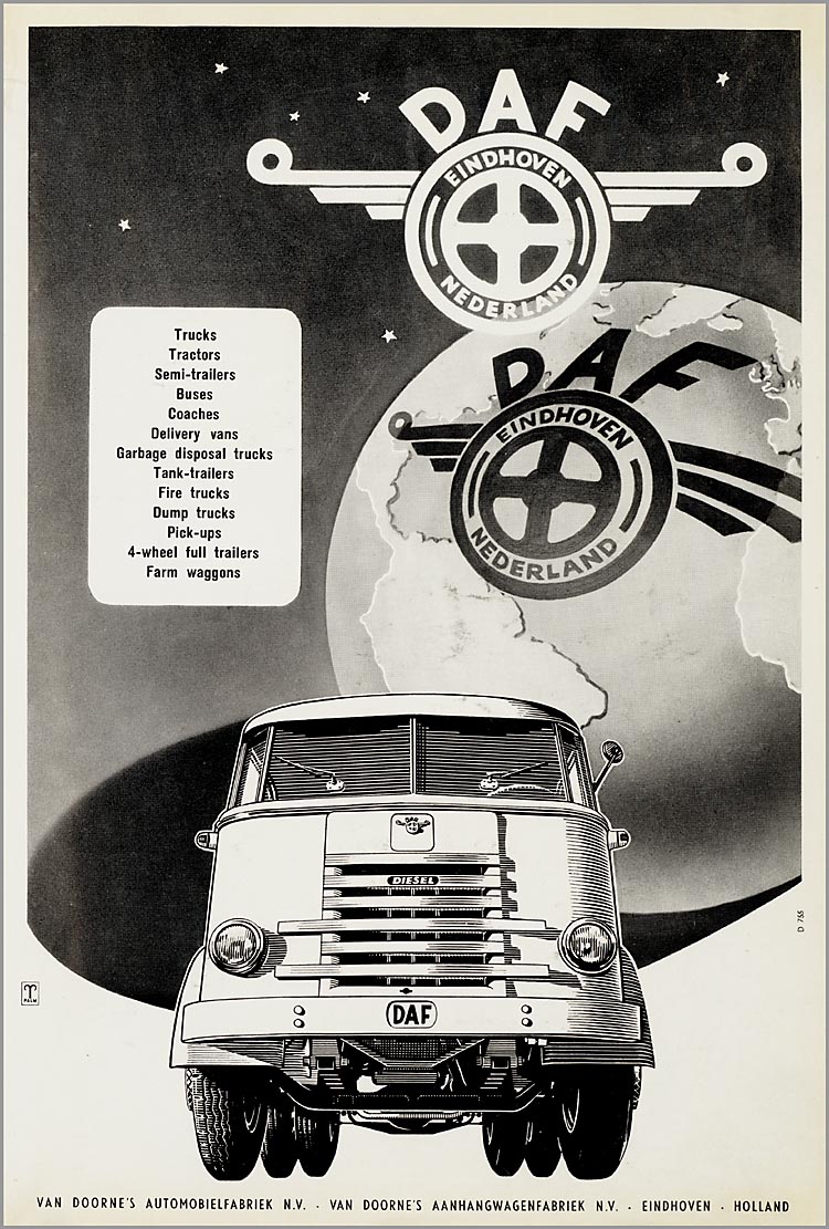 1957-58 DAF Advertentieplakboek a