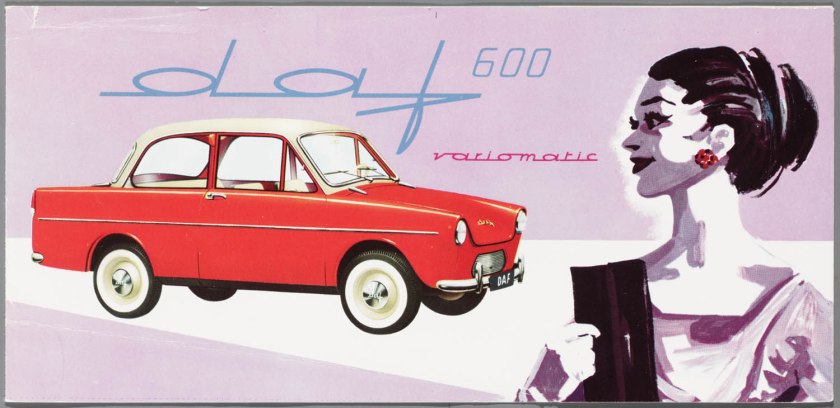 1959 DAF 600 Variomatic Standaard & Luxe Brochure