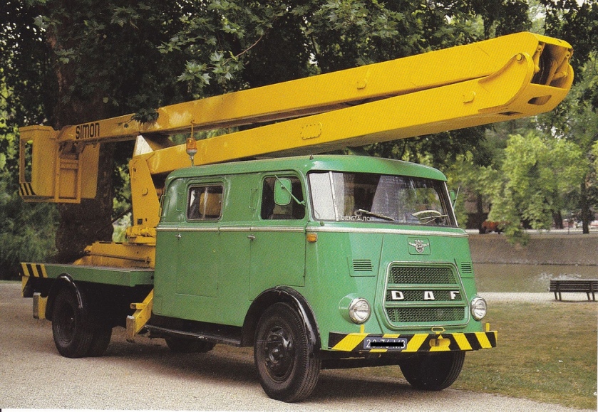 1962 daf 1600 truck hoogwerker