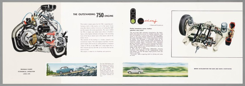 1962 DAF 750 Standaard & Luxe d