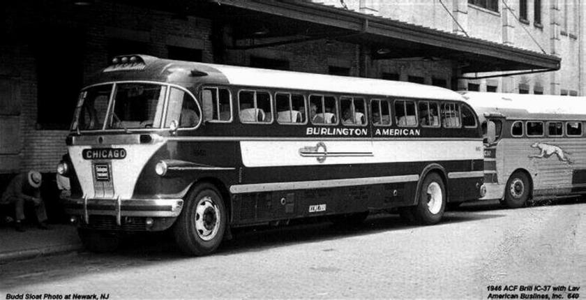 Bussen ACF Brill IC37 American Bus Lines 1946