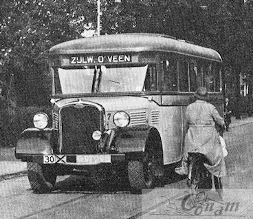 Bussen AS-Asjes 1932 Asjes(Alkmaar) carrosserie op A.S.Chassis