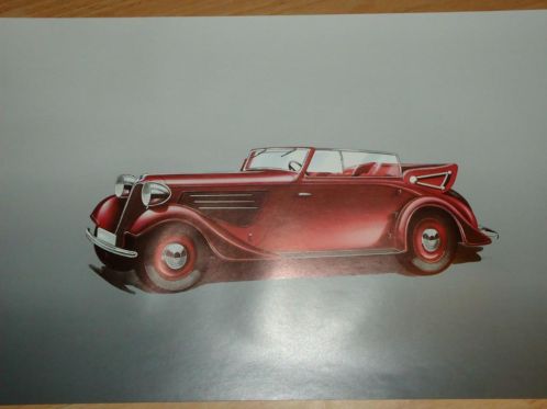 09 1936 Poster Drauz car