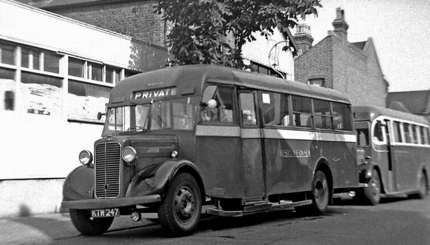 1946 Bussen Commer, formerly C5, KTW247, was new in 1946 Mulliner body