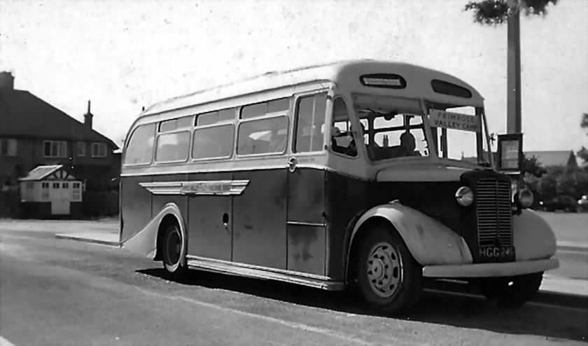 1950 Bussen Commer Q4 with a Scottish Aviation C33F body, new to Summers of Glasgow in 1950