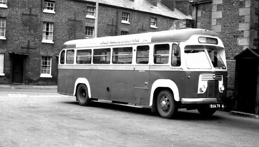1951 Bussen Commer Avenger I with a Saro C33F body had been new in 1951