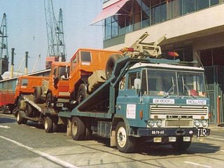 1965 DAF met oplegger vol Daf trucks