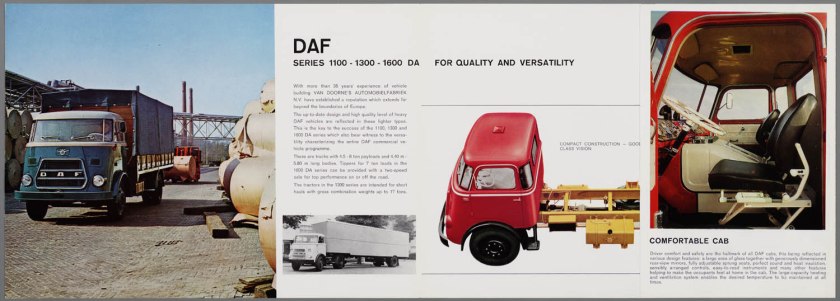 1966 DAF 1100, 1300, 1600 serie c