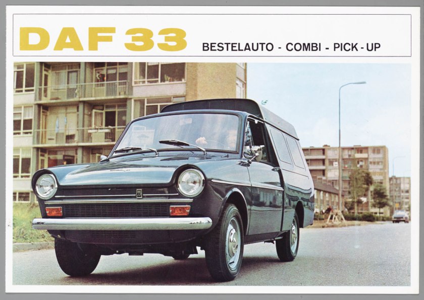 1966 DAF 33 Pick-up Bestel Combi a