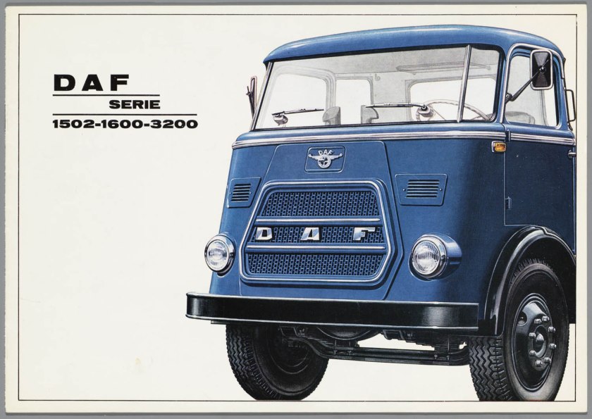 1967 DAF 1502, 1600, 3200 serie a