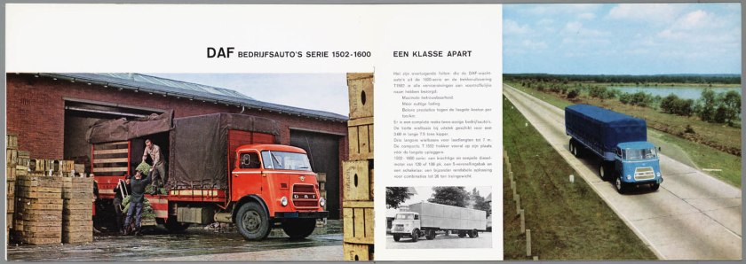 1967 DAF 1502, 1600, 3200 serie d