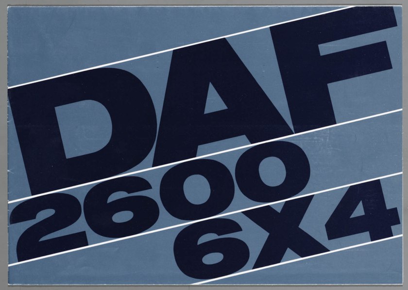 1967 DAF 2600 6x4 TT-AT a