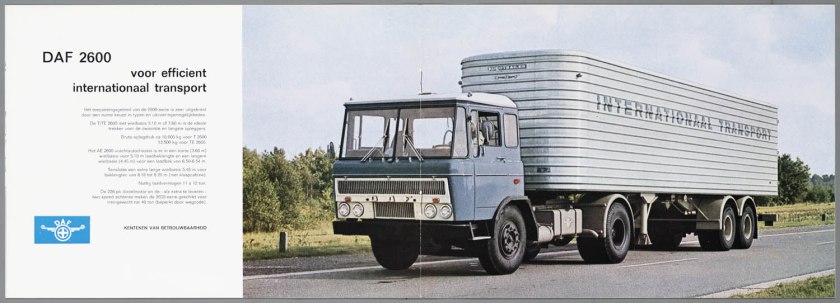 1967 DAF 2600 d