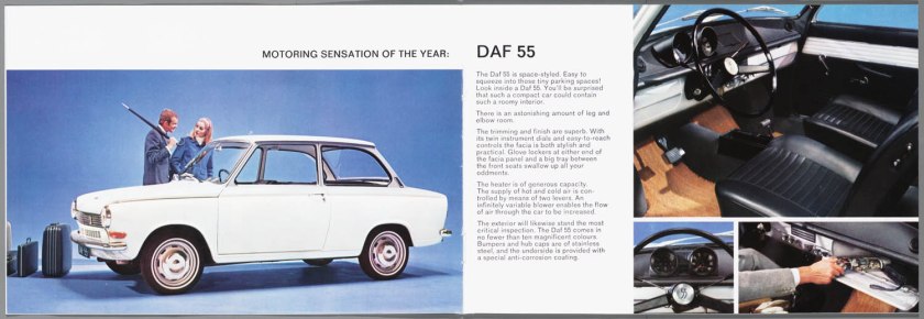 1968 DAF 33, 44, 55 Sedan, 33 Bestel, 44 Combi c