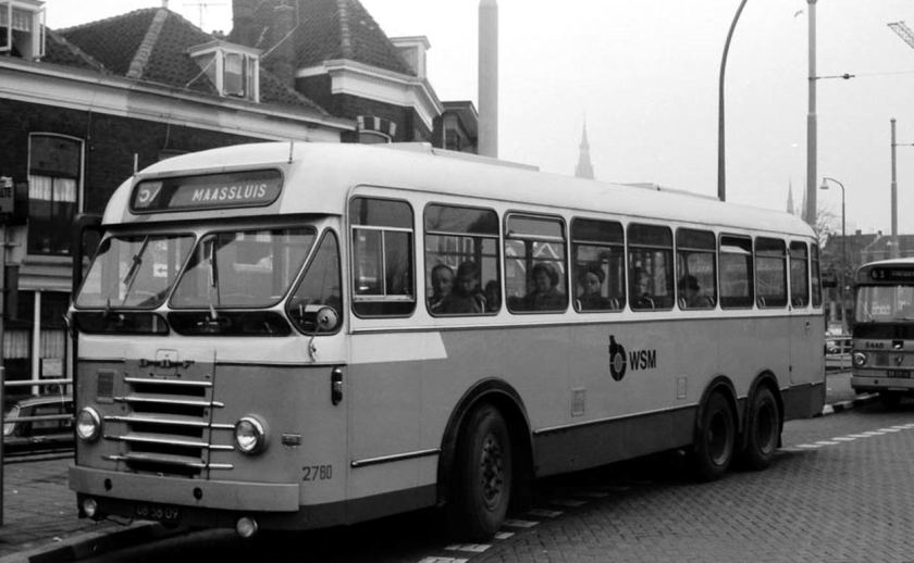 1968 DAF WSM 2780 bij Station Delft