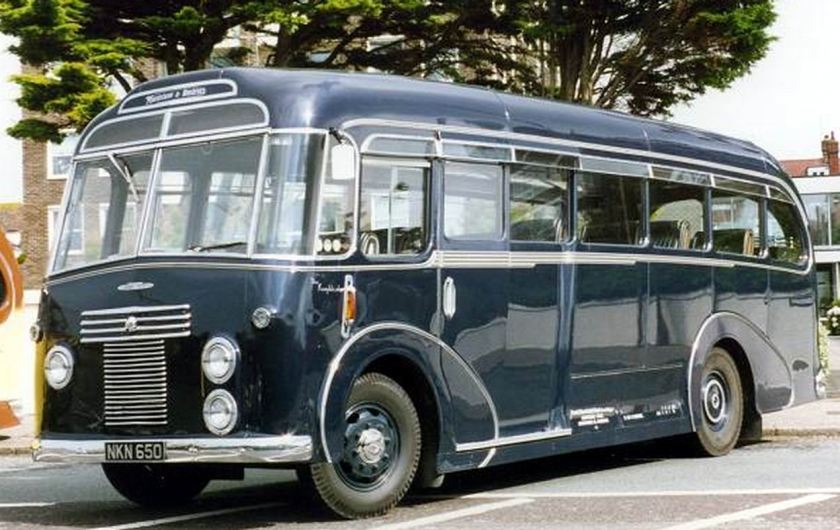 38 1950 Bussen Commer Avenger 1, fitted with a Harrington C16F body 1950