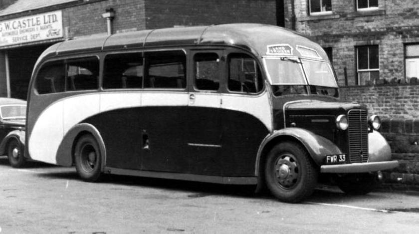 45 1962 Bussen Commer Commando Plaxton C30F seats 1946 - 1962