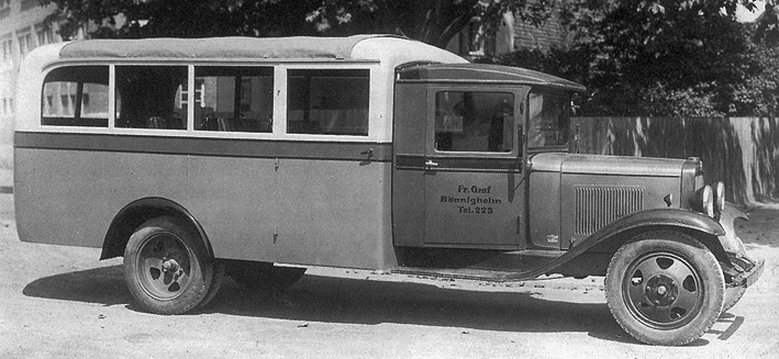 1930 Ford AA ersten omnibusse