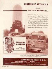 1956 Sultana Imperial Bus Ad Mexico