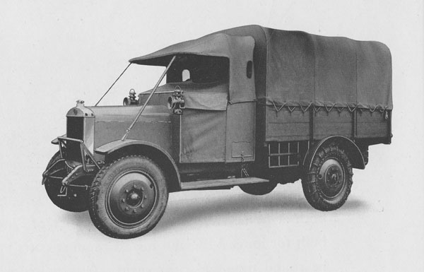 1923 Guy's first military vehicle produced
