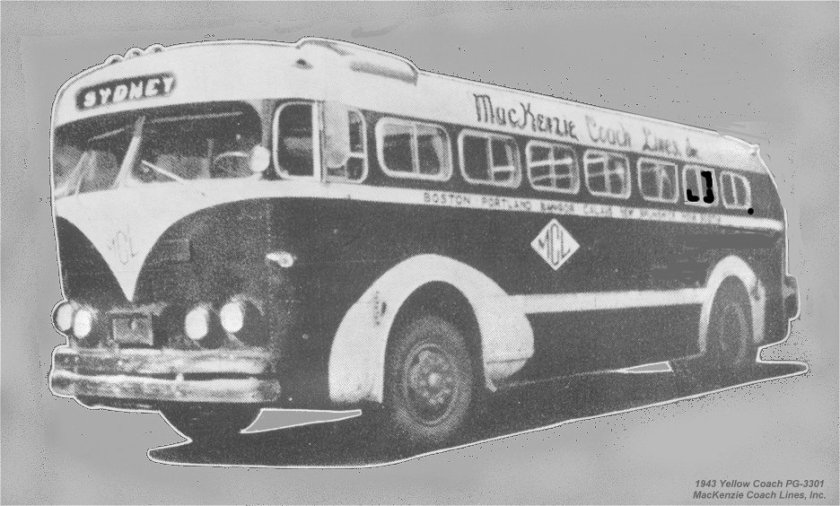 1943 GM PG-3301 MacKenzie Coach Lines Inc