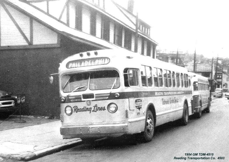 1954 GM TDM-4515 Reading Transportation Co. 4503