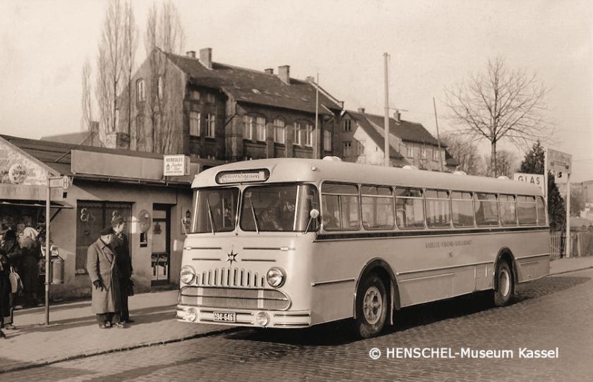 1954 KVG-Bus143 wes 1954 Henschel-Museum