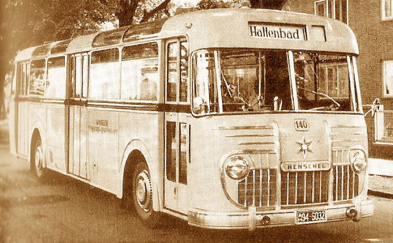 1955 Henschel Bus HS 200 UN mit Unterflur Motor