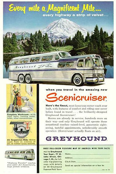 1956 GM PD-4501 Scenicruiser Greyhound