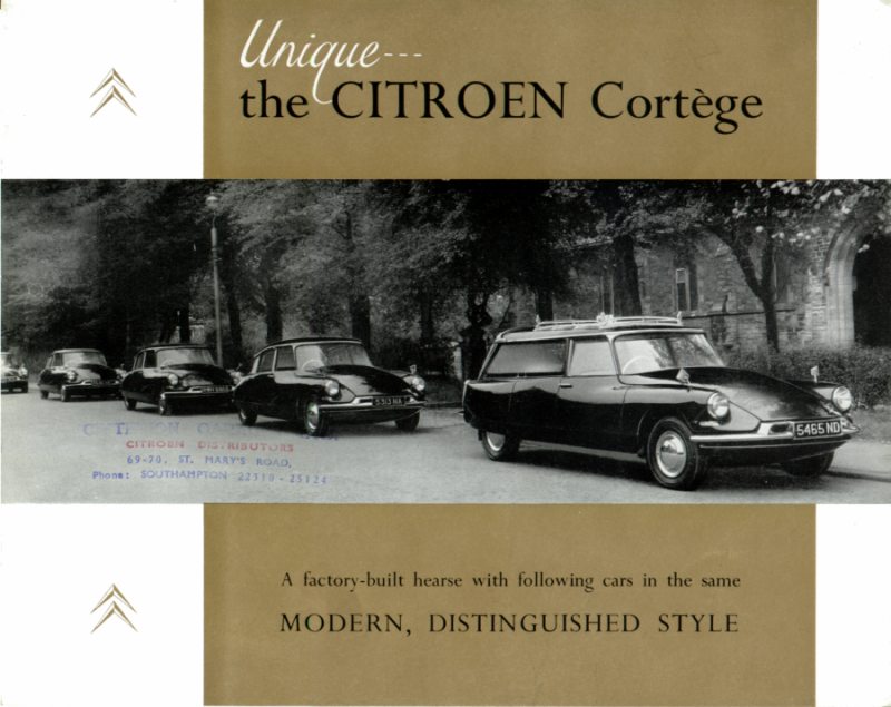 1961 Citroën DS funeral1