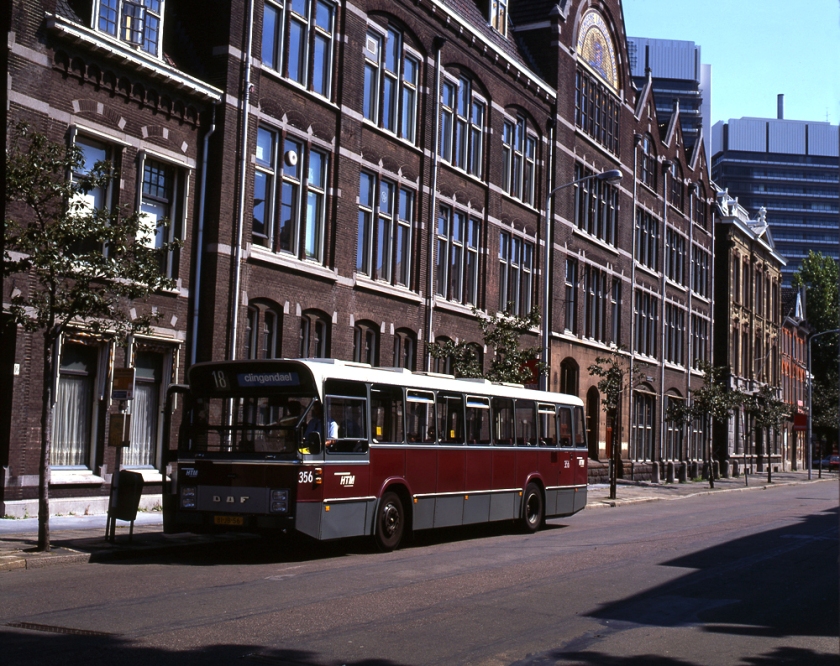 1978 HTM standaardbus 356 van het type Hainje-DAF
