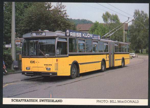 1978 Trolley bus Volvo-Hess-SSW - Siemens electric