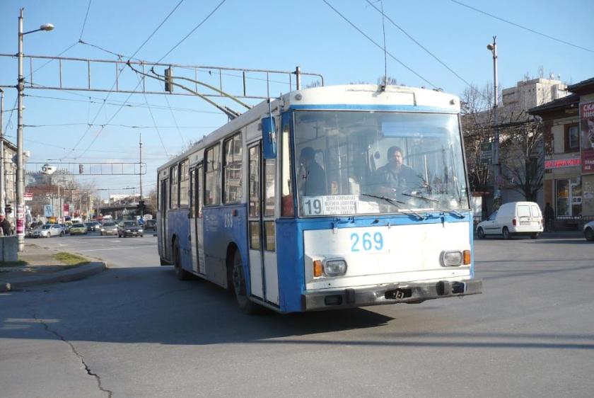 1987 Nine articulated Sauer Hess trolleybuses from St. Gallen Plovdiv-269